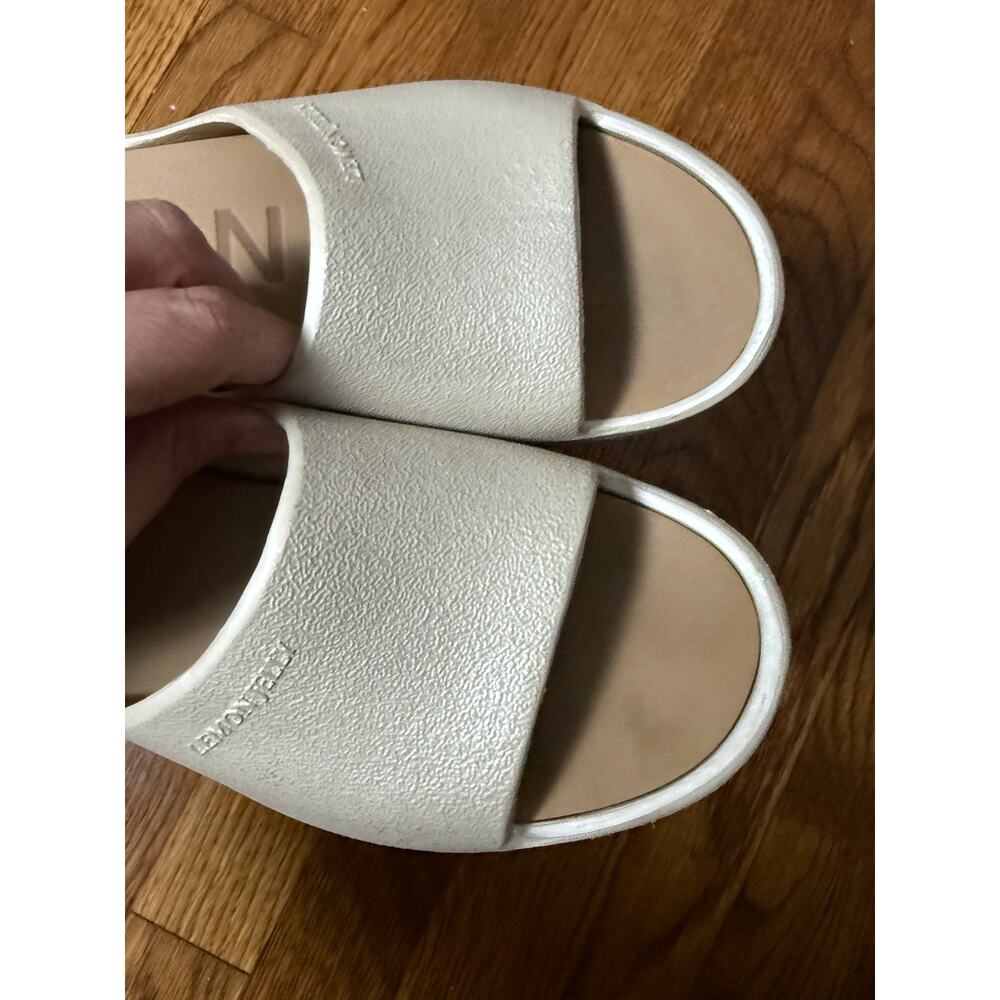 Lemon Jelly Women's Cream Platform Slide Sandals - Minimal Slide - Picture 6 of 6